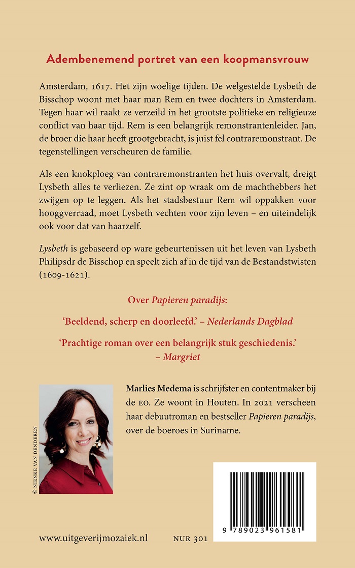 Achterkant van Lysbeth