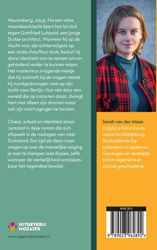 Achterkant van Een tijd als deze