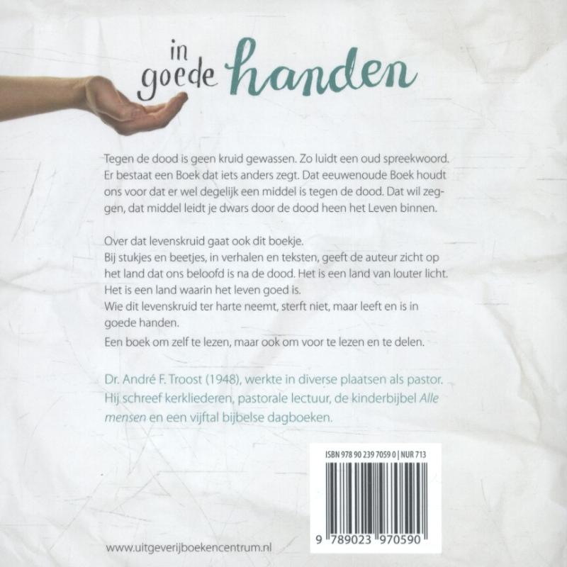 Achterkant van In goede handen