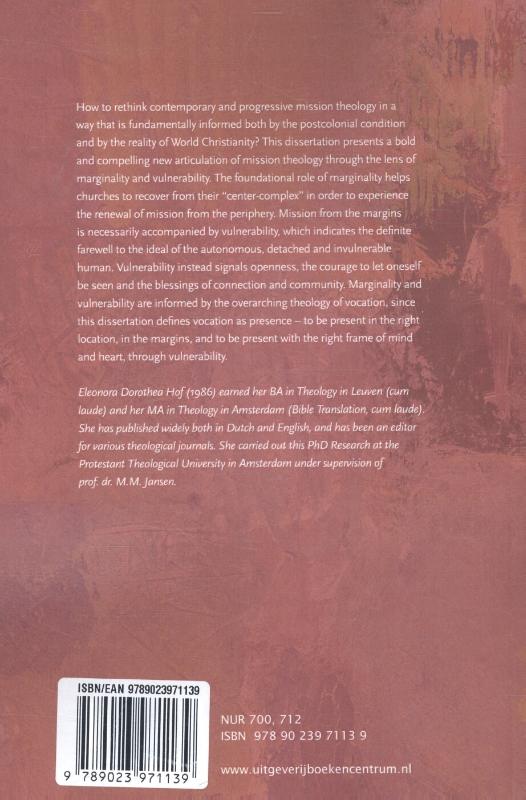 Achterkant van Reimagining mission in the postcolonial condition