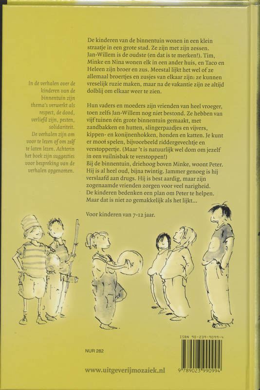 Achterkant van De kinderen van de binnentuin
