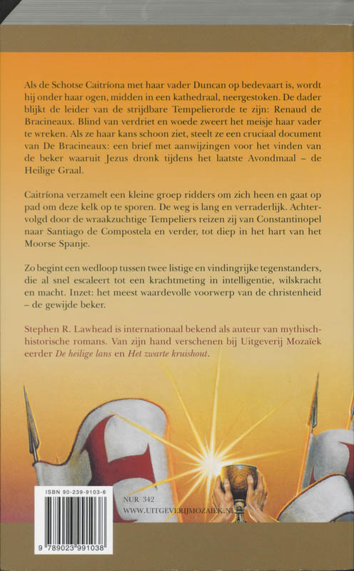 Achterkant van De gewijde beker