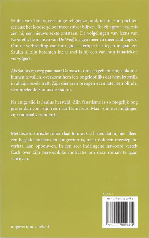 Achterkant van De man in het wit