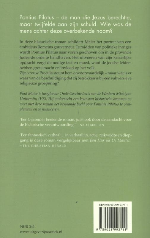 Achterkant van Pontius pilatus