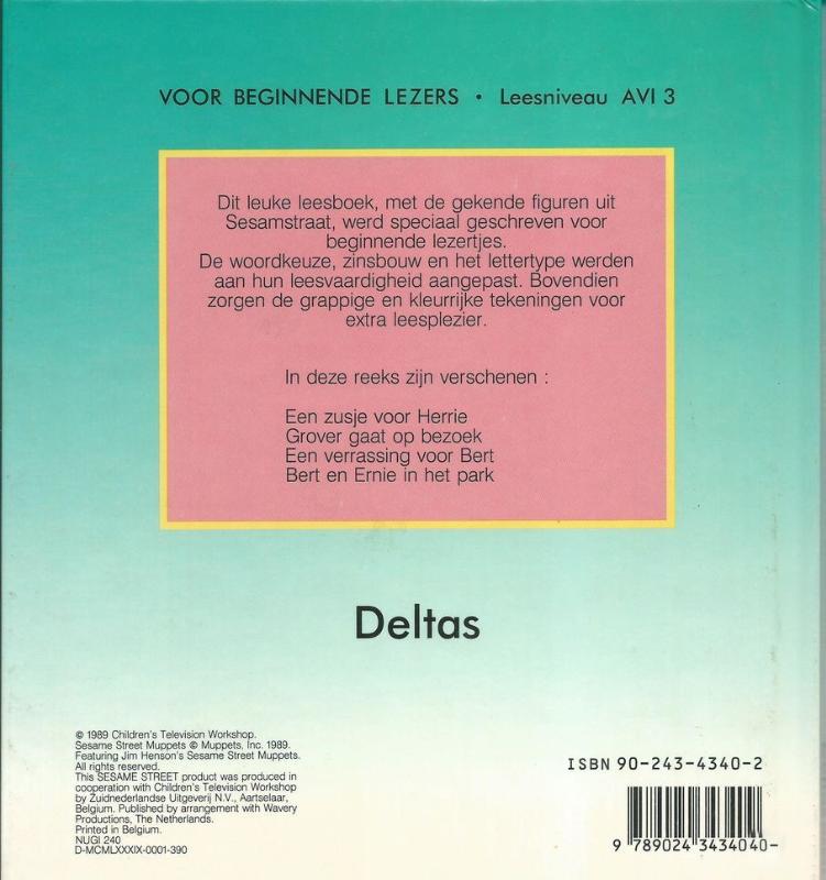 Achterkant van Zusje voor herrie