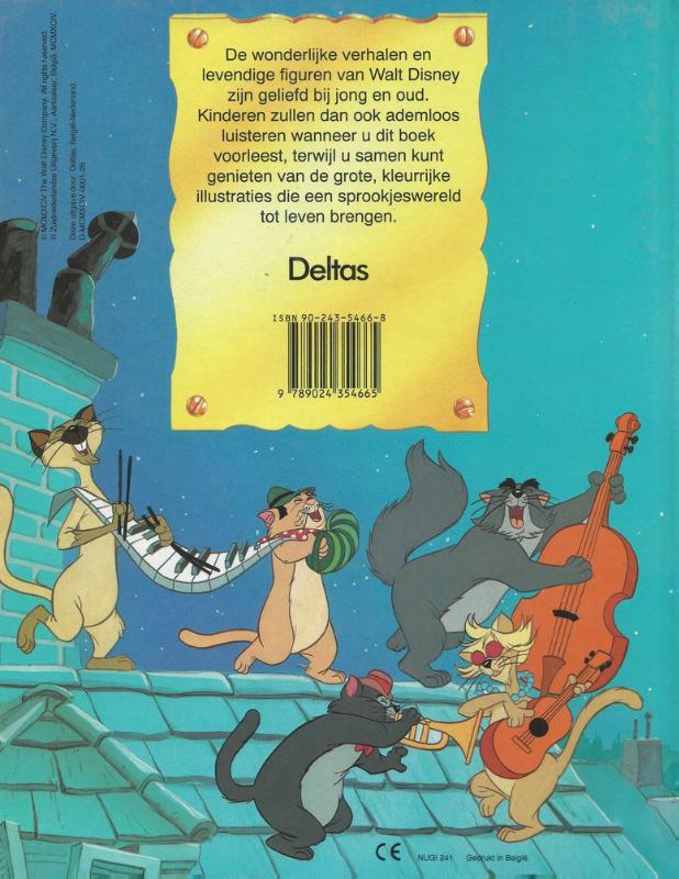 Achterkant van De aristokatten