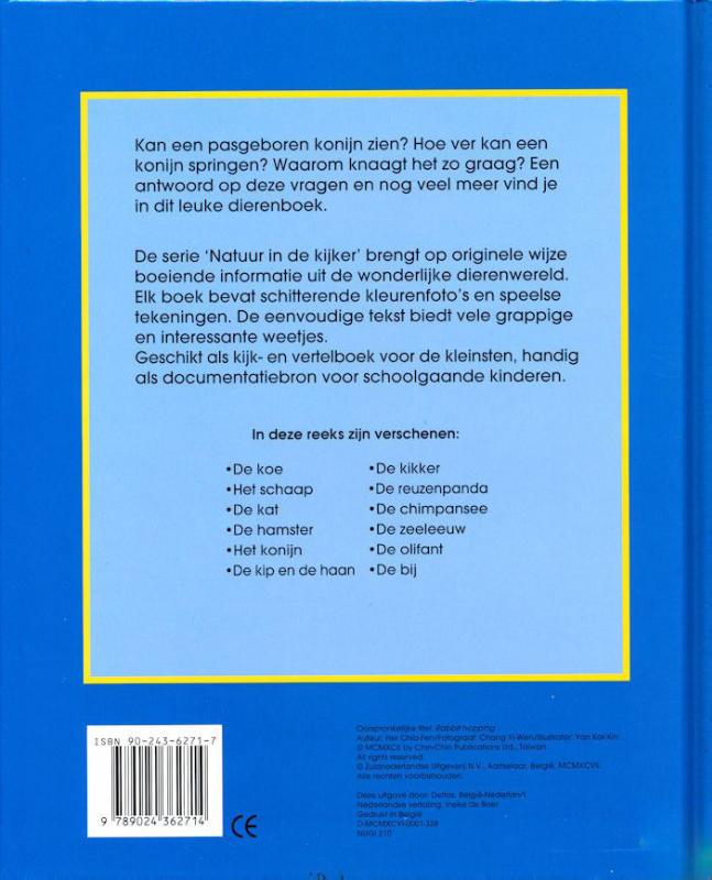 Achterkant van Het konijn