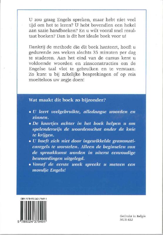 Achterkant van Snel en vlot Engels leren spreken en begrijpen