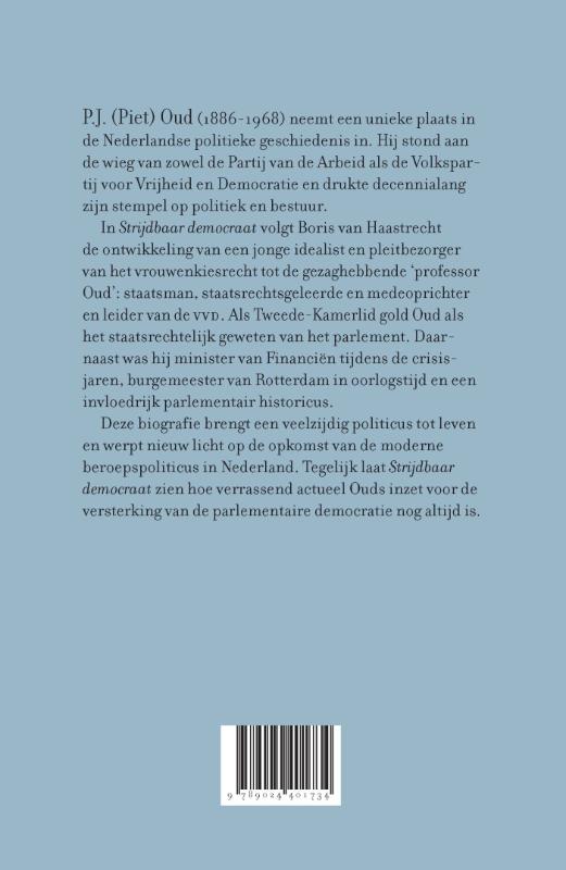 Achterkant van Strijdbaar democraat