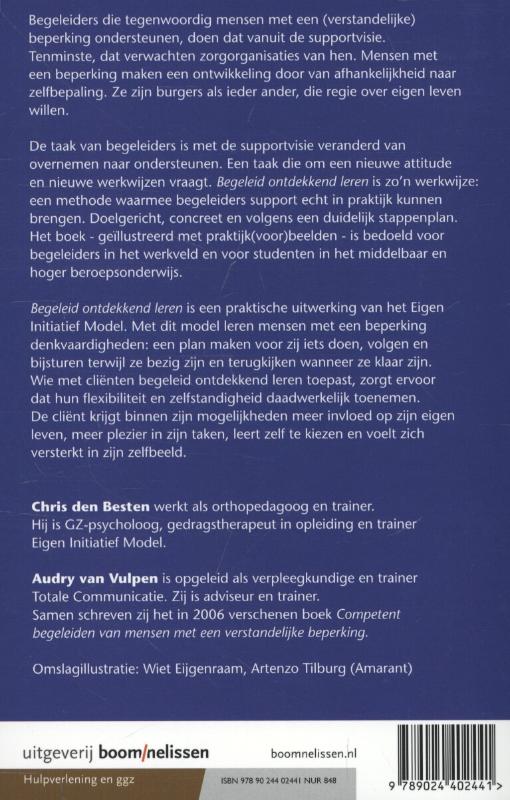Achterkant van Begeleid ontdekkend leren