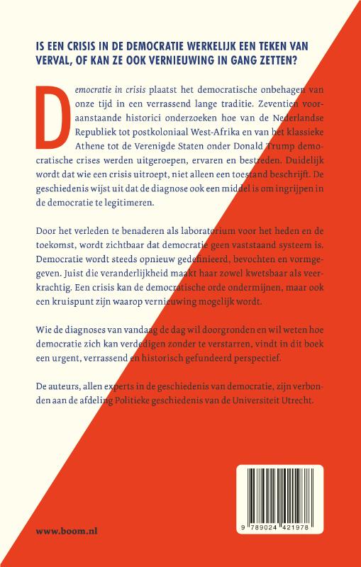 Achterkant van Democratie in crisis