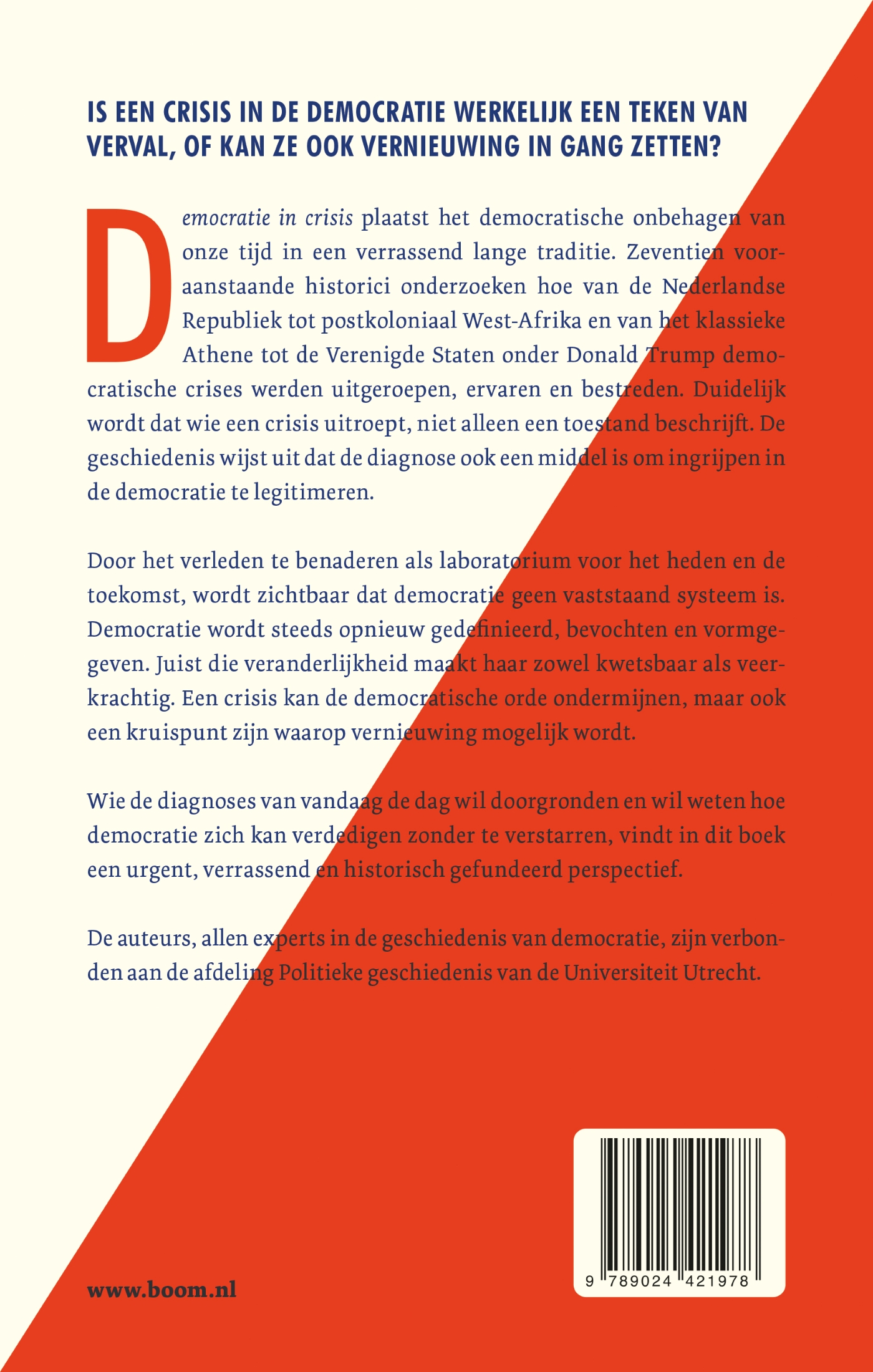 Achterkant van Democratie in crisis