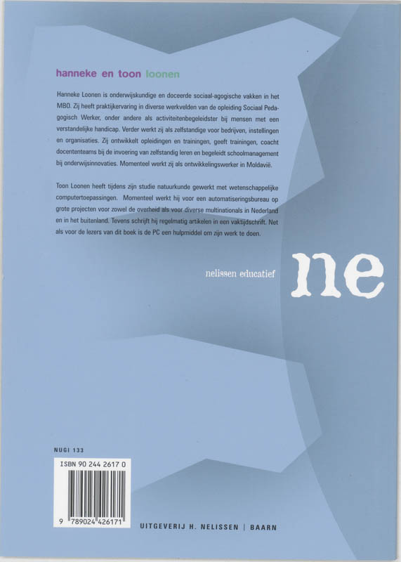 Achterkant van De computer in het welzijnswerk