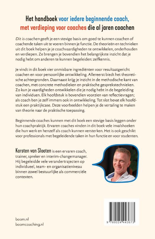 Achterkant van Dit is coachen