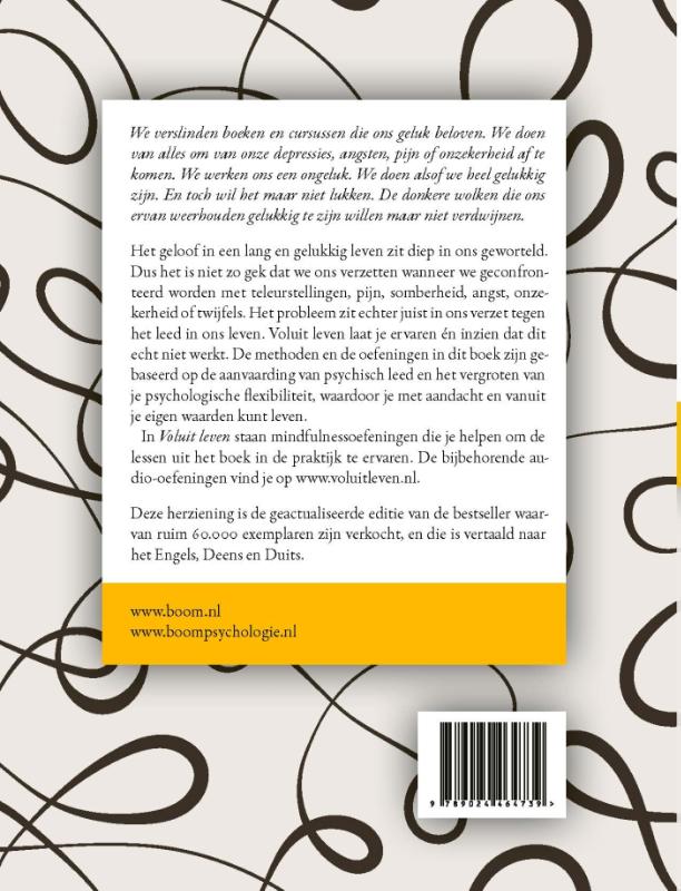 Achterkant van Voluit leven