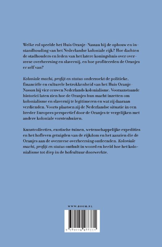 Achterkant van Koloniale macht, profijt en status