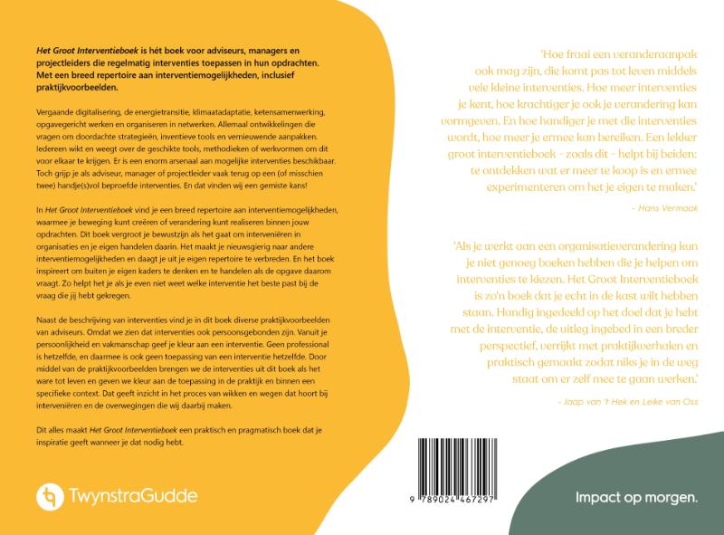 Achterkant van Het groot interventieboek
