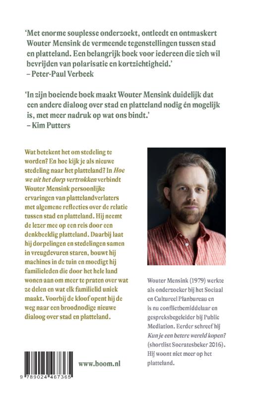 Achterkant van Hoe we uit het dorp vertrokken