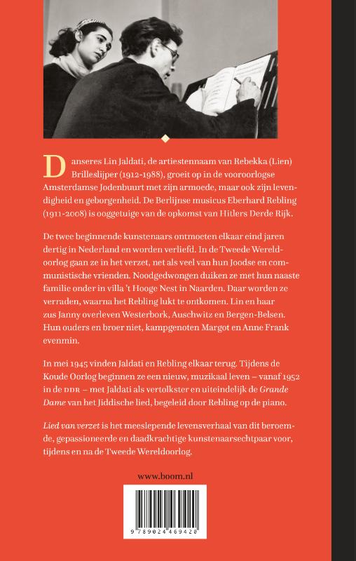 Achterkant van Lied van Verzet