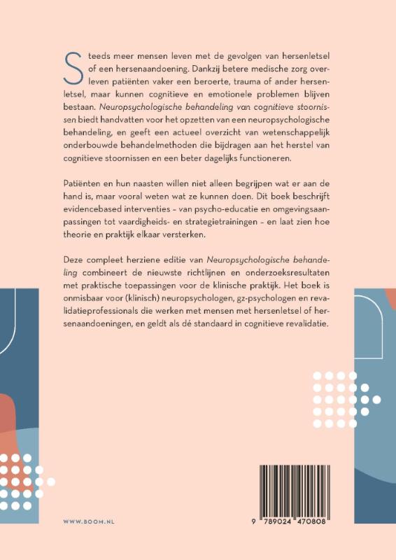 Achterkant van Neuropsychologische behandeling van cognitieve stoornissen