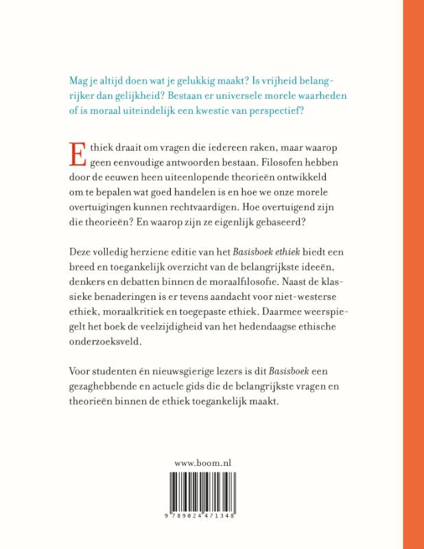 Achterkant van Basisboek ethiek