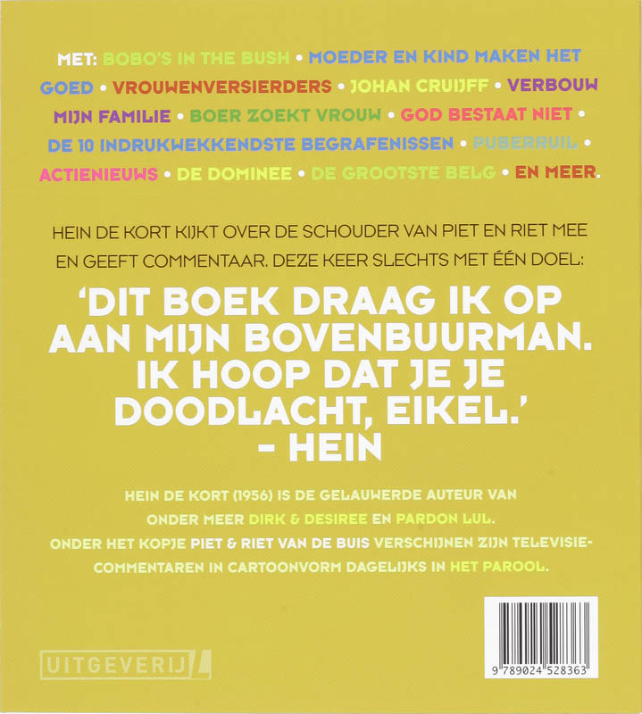 Achterkant van Dom dom dom