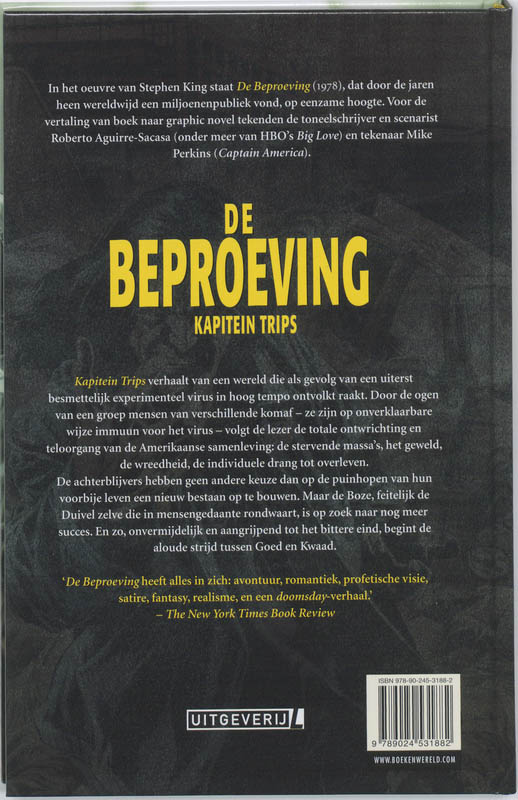Achterkant van Kapitein Trips