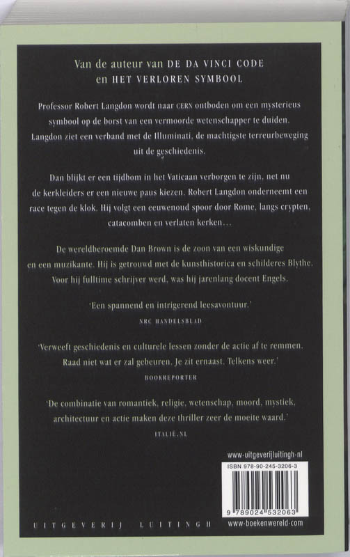 Achterkant van Het Bernini mysterie