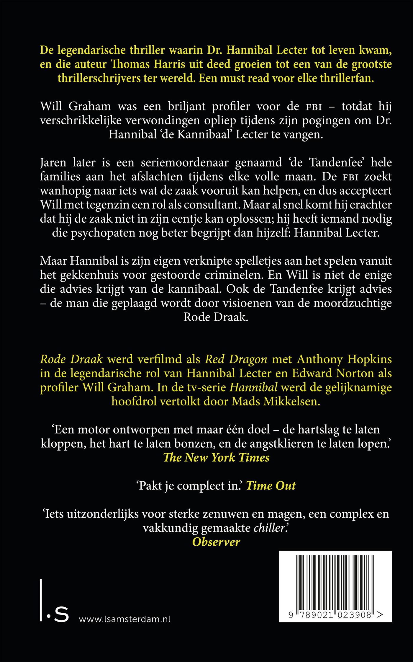 Achterkant van Rode Draak