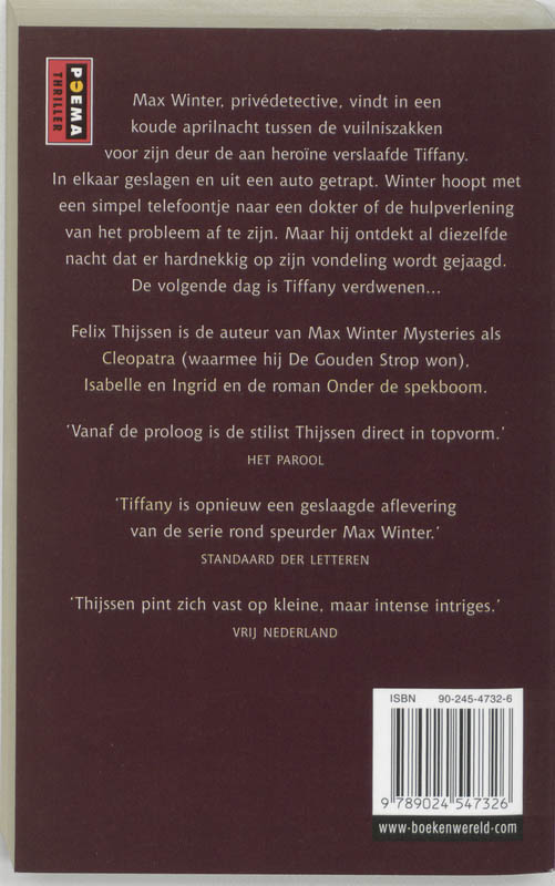Achterkant van Tiffany