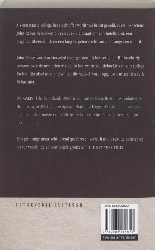 Achterkant van Zwartboek