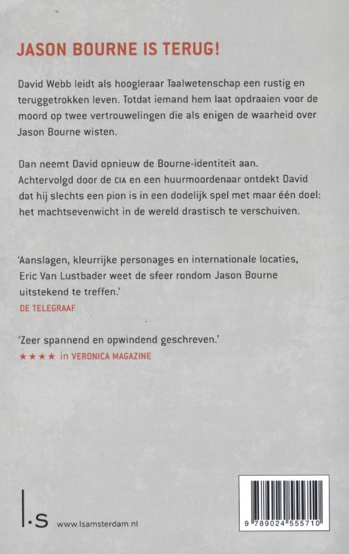 Achterkant van The Bourne legacy