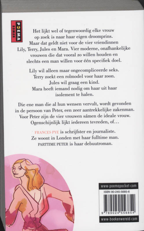 Achterkant van Parttime Peter
