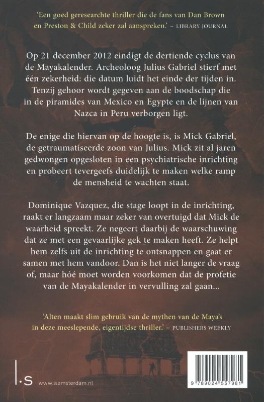 Achterkant van De Maya profetie