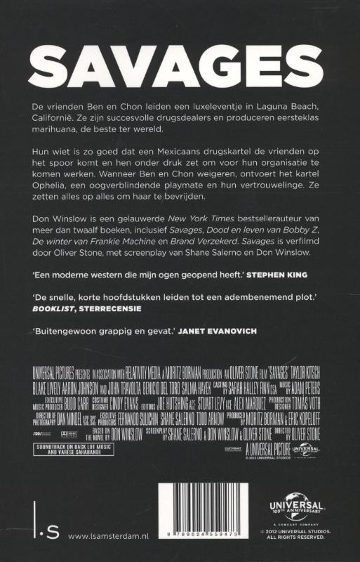 Achterkant van Savages
