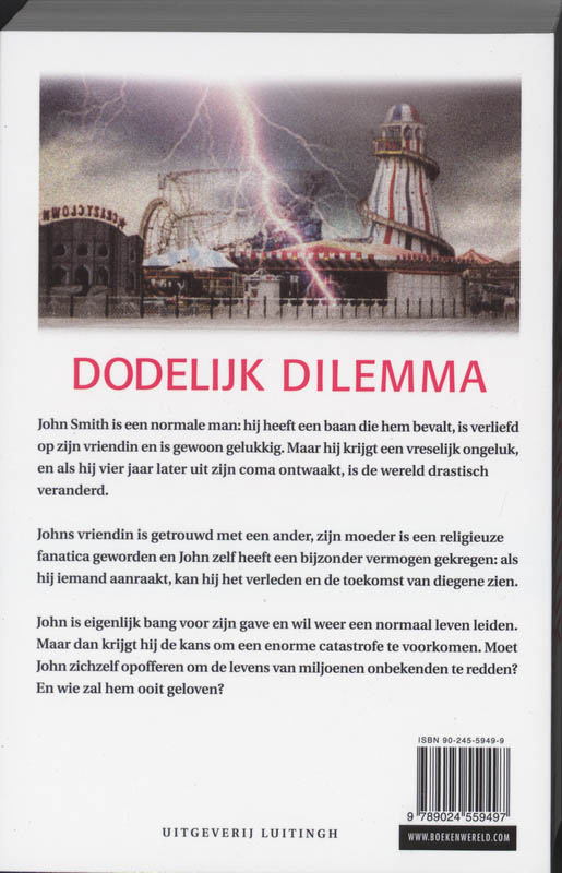 Achterkant van Dodelijk dilemma