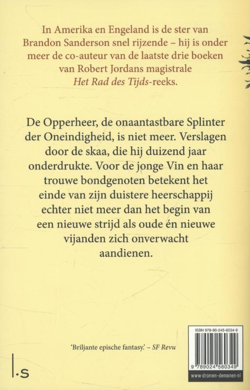 Achterkant van De bron der verheffing