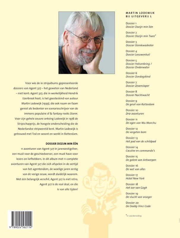 Achterkant van Dossier Dozijn min één