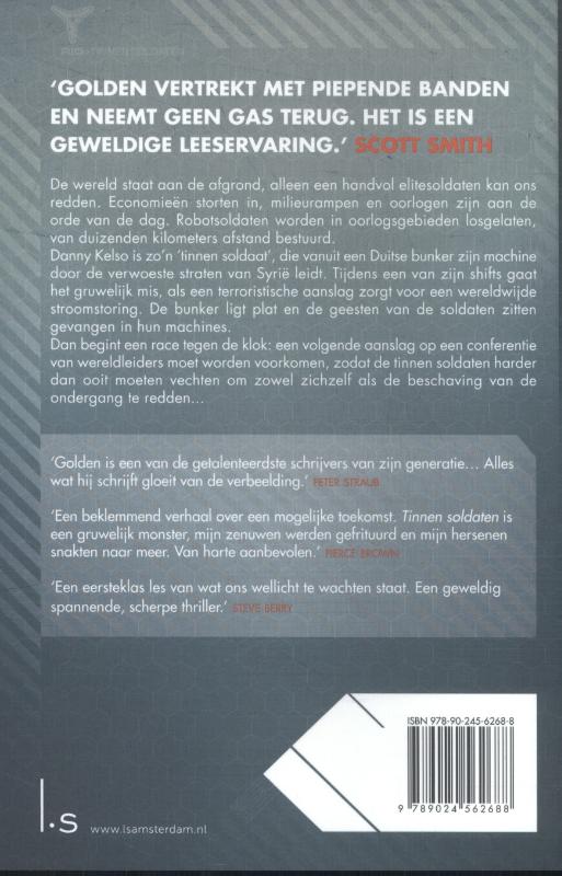 Achterkant van Tinnen soldaten