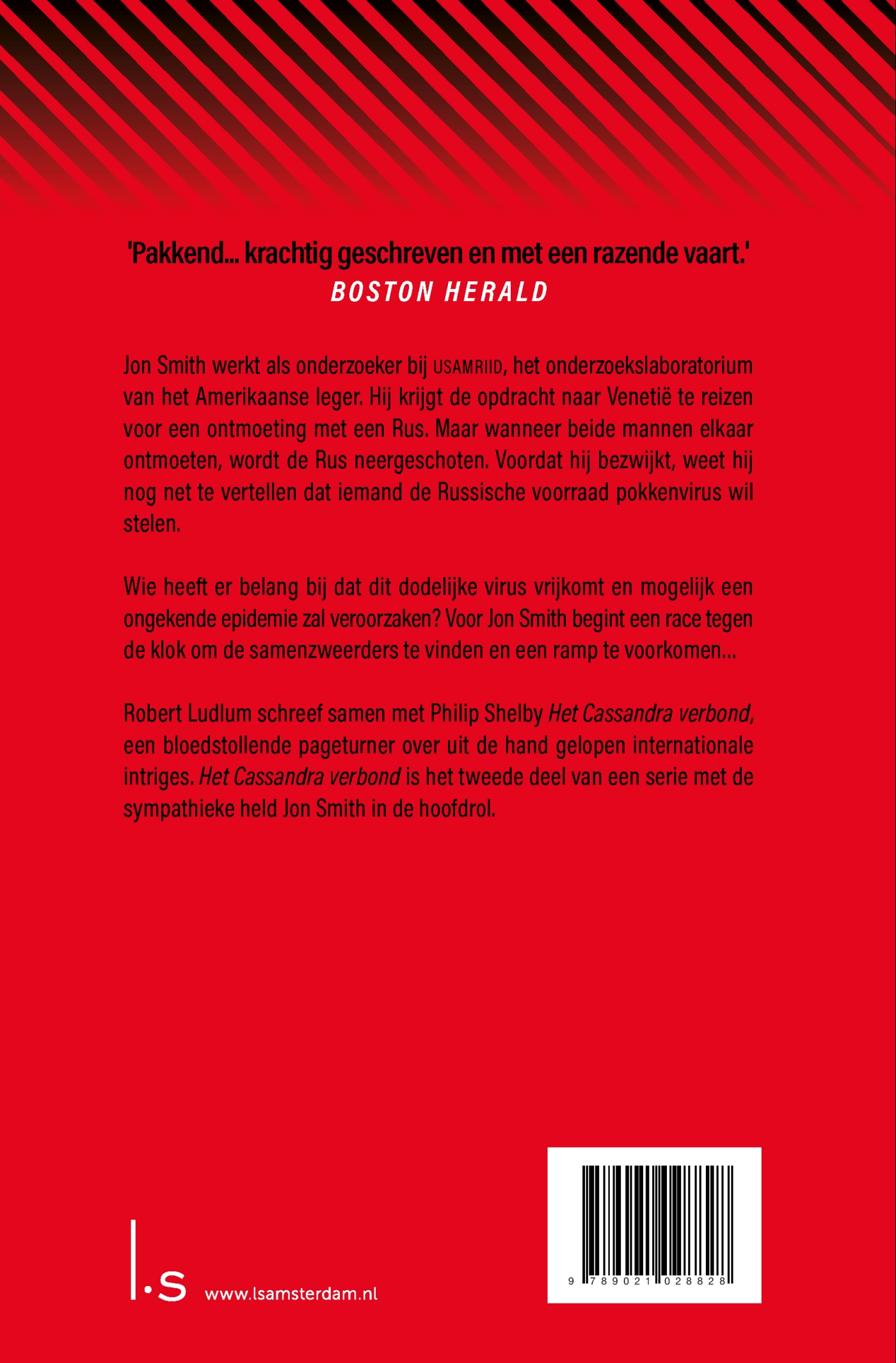 Achterkant van Het Cassandra verbond