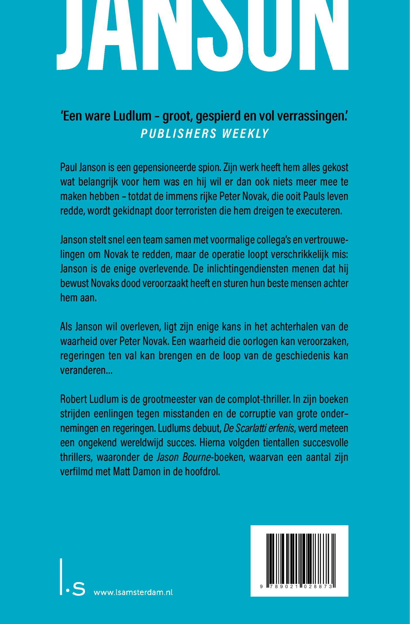 Achterkant van Het Janson dilemma