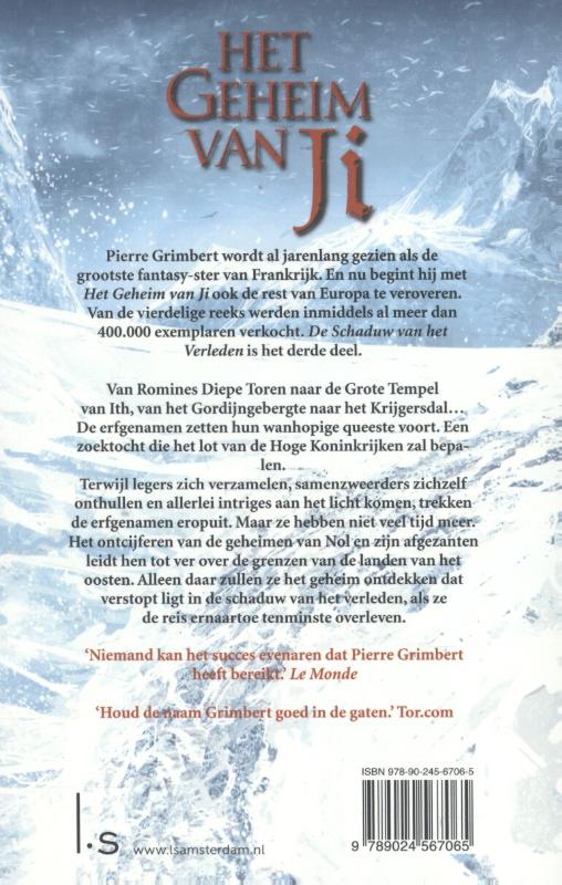 Achterkant van De schaduw van het verleden