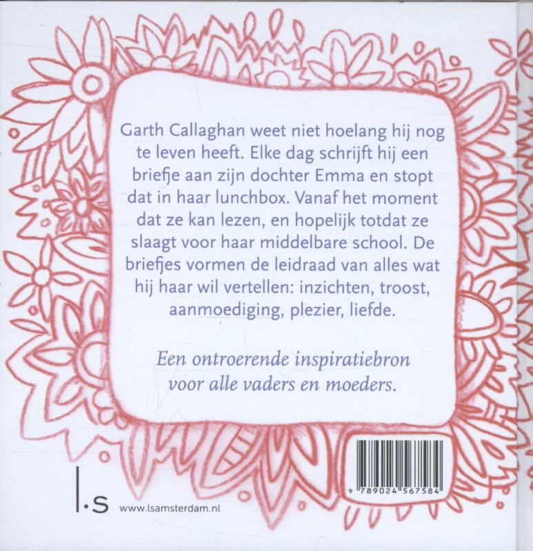 Achterkant van Voor mijn dochter