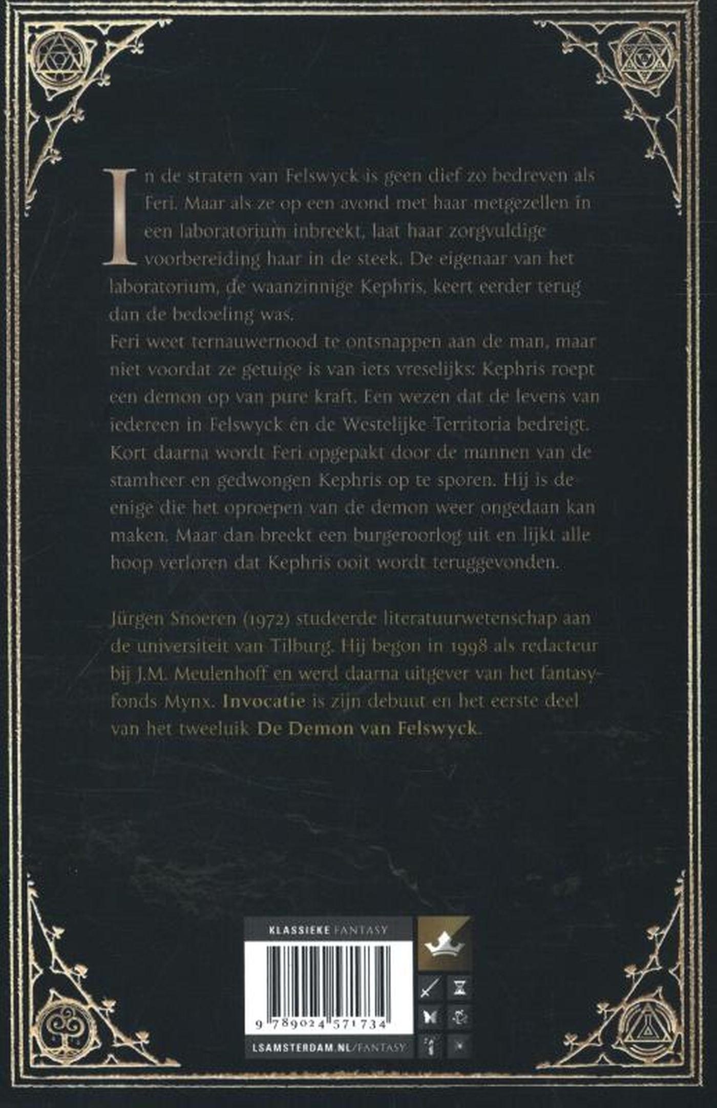 Achterkant van Invocatie