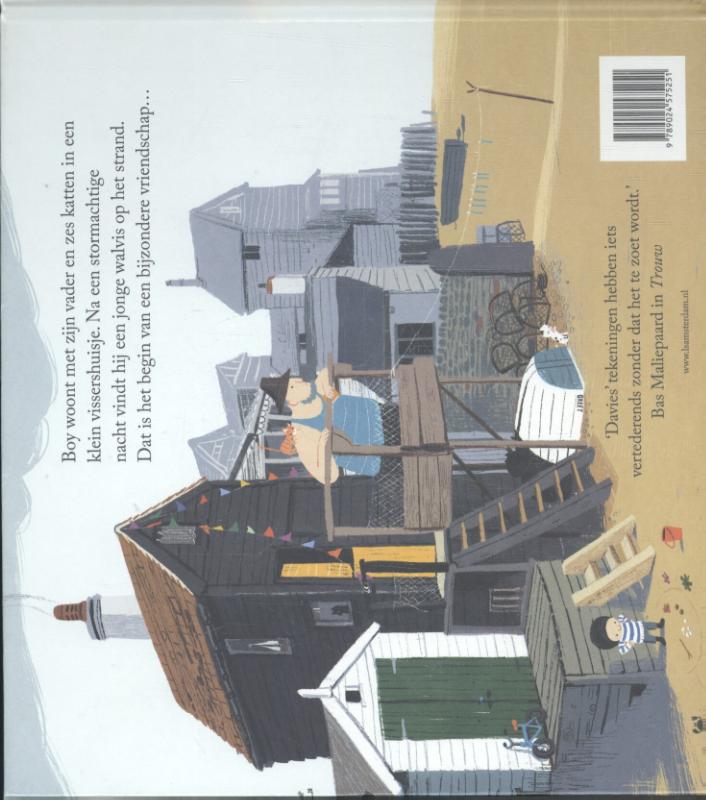 Achterkant van De kleine walvis