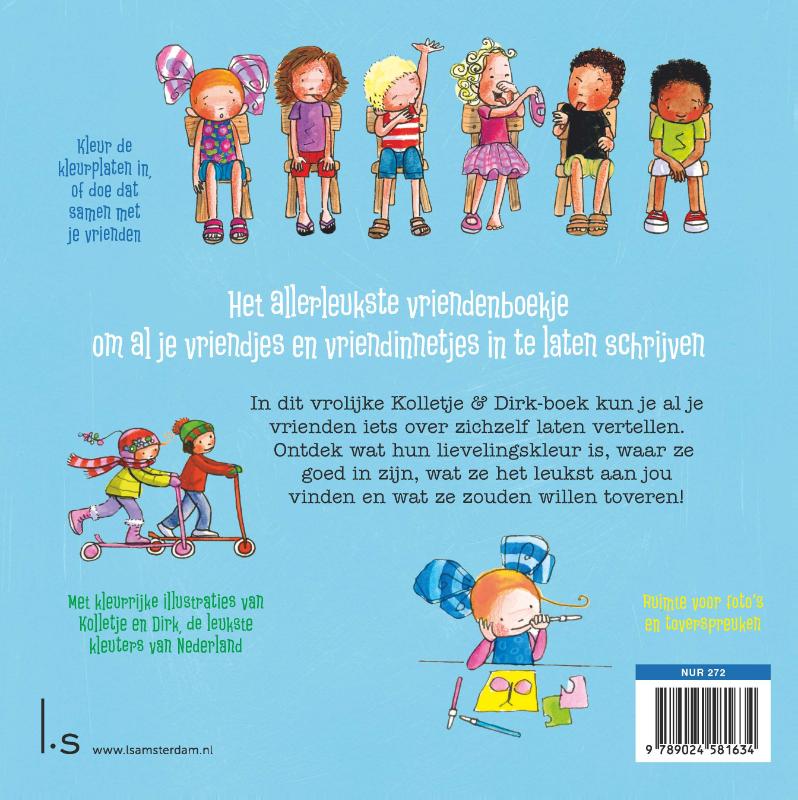 Achterkant van Kom erbij! + Vriendenboekje