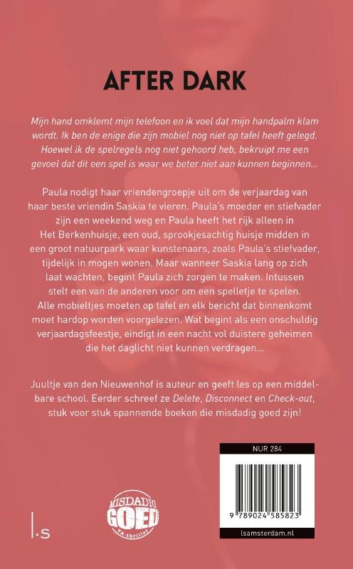 Achterkant van After dark