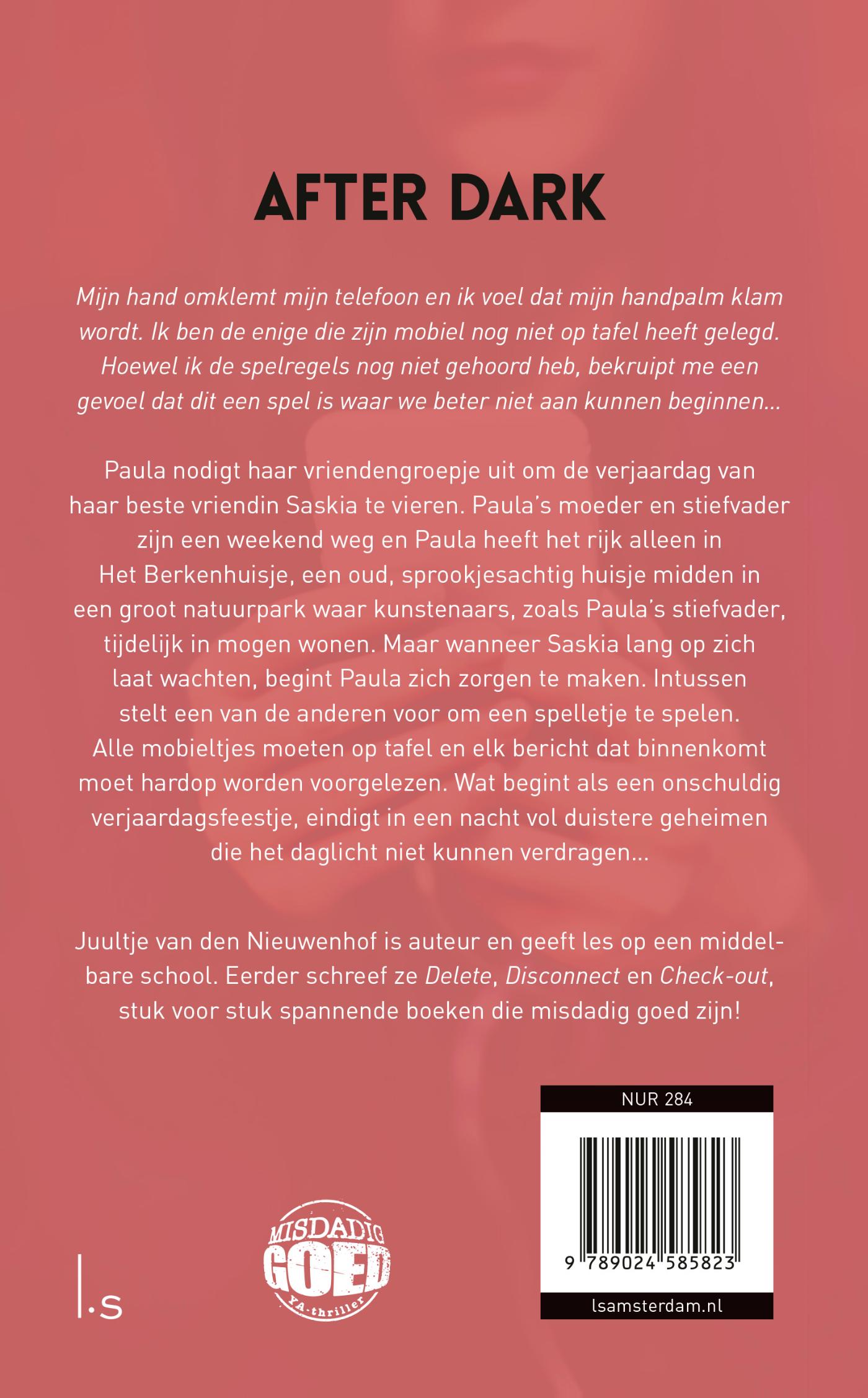 Achterkant van After dark