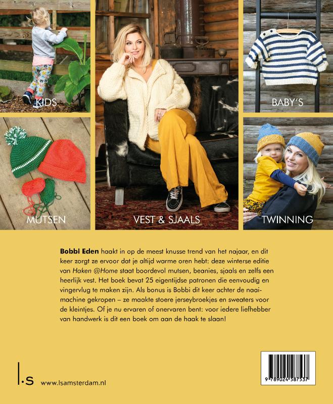 Achterkant van Haken@Home met Bobbi Eden - Winter