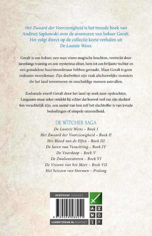 Achterkant van Het Zwaard der Voorzienigheid